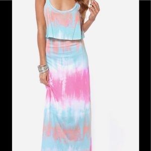 LULUS tie dye maxi